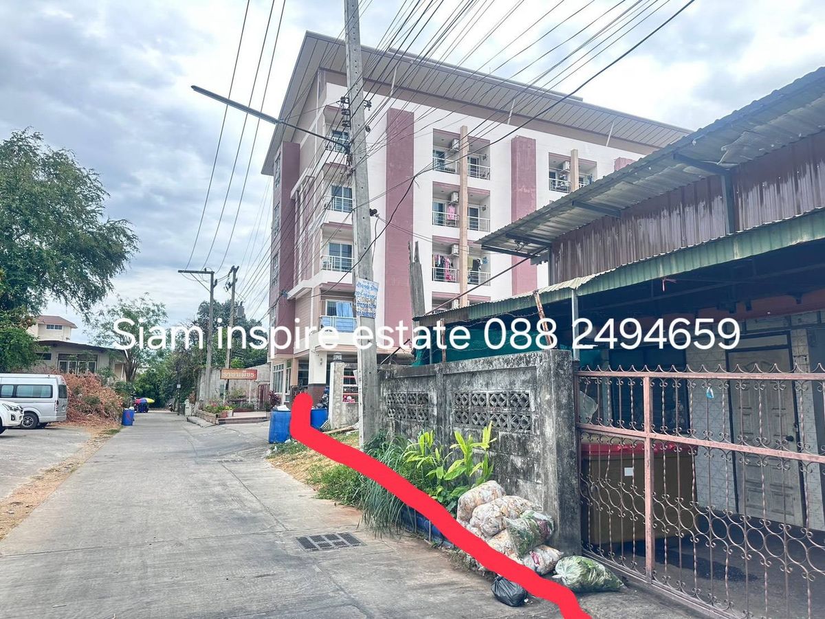 For SaleLandKhon Kaen : Land for sale in Mueang Khon Kaen District in Soi Weerawan, enter the road in front of the city, Chinese condo. Only 200-300 meters  Suitable for creating condominiums, apartments, hotels