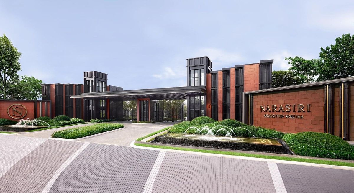 HousePattanakan, Srinakarin : 💎✨ Luxury mansion, Narasiri, Krungthep Kreetha! 4 bedrooms, 5 spacious areas With 8 parking spaces! 🌳 Suitable for large families and foreigners