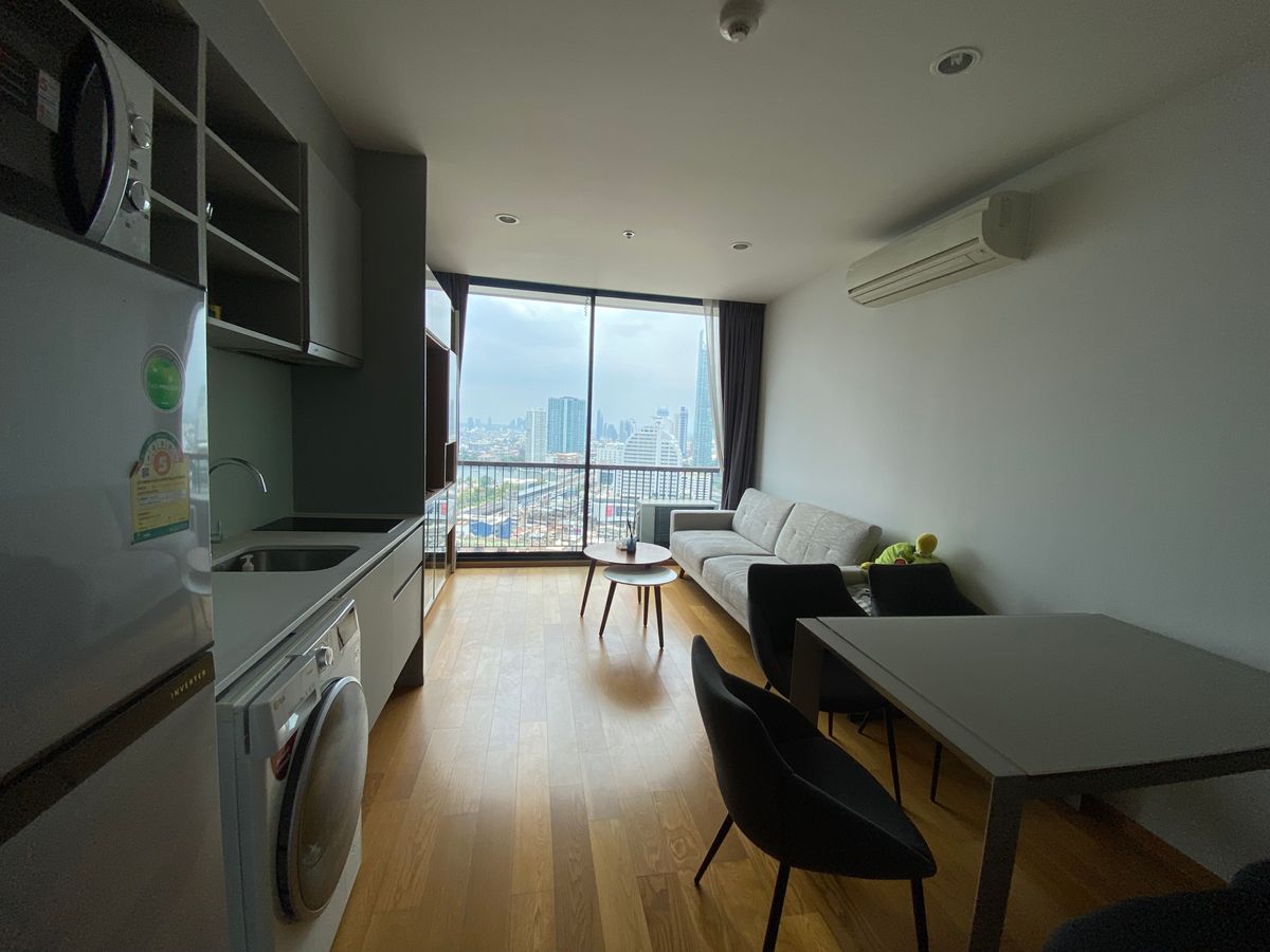 For RentCondoSathorn, Narathiwat : Rent a luxury condo, Noble Revo Silom, beautiful room, 2 bedrooms, 2 bathrooms, only 33,000 by nam.