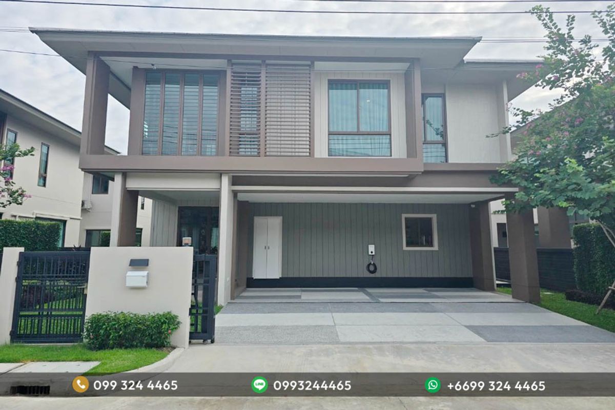 ให้เช่าบ้านพัฒนาการ ศรีนครินทร์ : JY-HR419 - ให้เช่า บุราสิริ กรุงเทพกรีฑา, บ้านเดี่ยว, 238 ตร.ม, 4 ห้องนอน, 4 ห้องน้ำ 