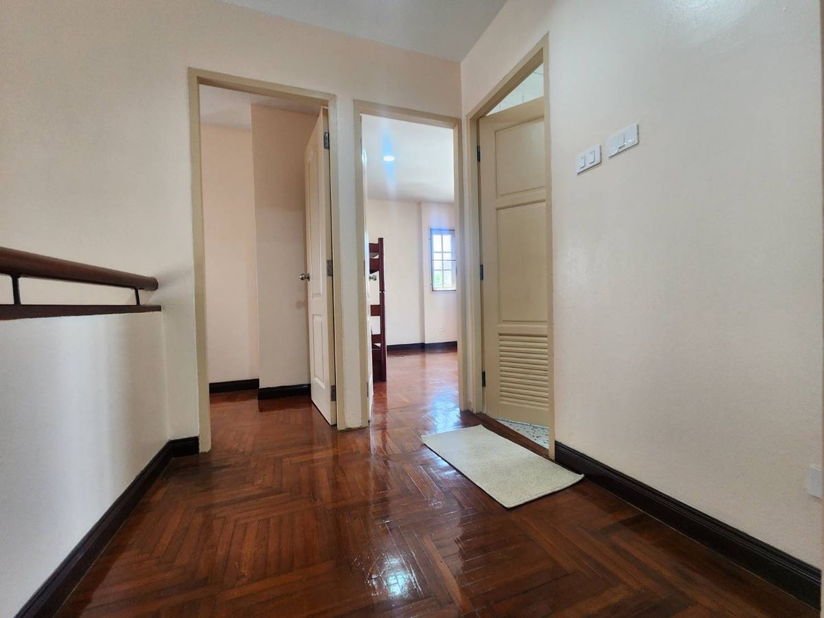 For SaleHouseMin Buri, Romklao : Fores Park Village, Ramkhamhaeng Road, 196 Min Buri area, 79 sq.m. after a quiet corner