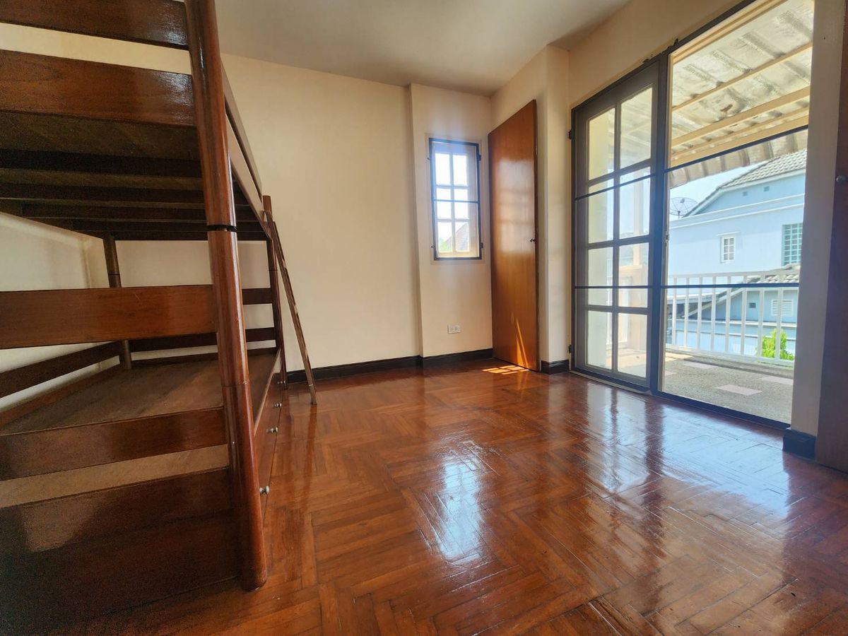 For SaleHouseMin Buri, Romklao : Fores Park Village, Ramkhamhaeng Road, 196 Min Buri area, 79 sq.m. after a quiet corner