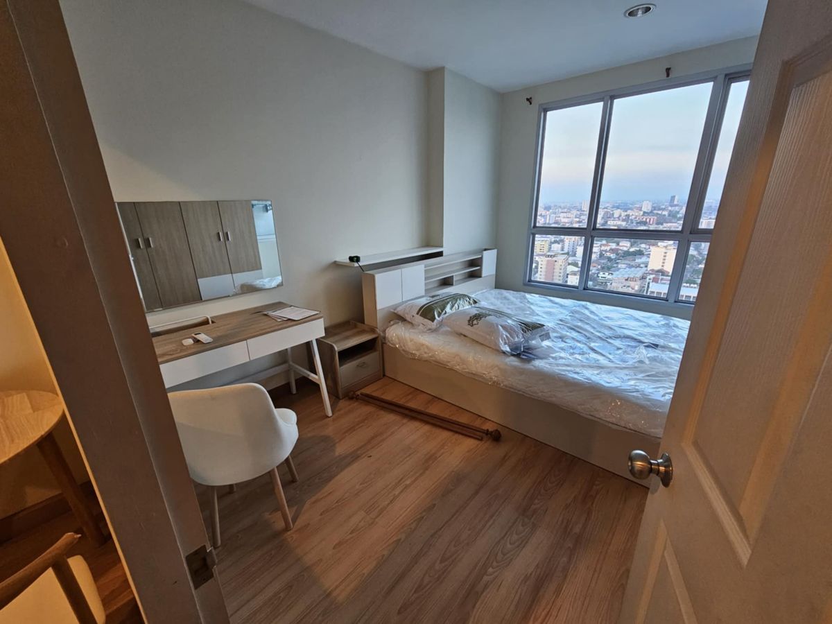 For RentCondoRatchadapisek, Huaikwang, Suttisan : 📢FOR RENT ⭐Life @Sutthisan & GT; & GT; 🌈 Just renovated the new minimal style, beautiful room, 42 sqm, 22nd floor, attached to MRT Sutthisan #LV-MO1670