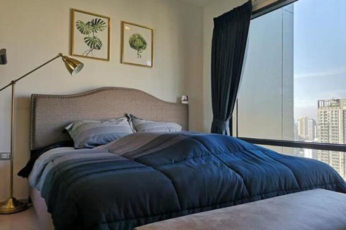 For RentCondoSukhumvit, Asoke, Thonglor : Condo for rent, Sukhumvit 36-38 [Rhythm Sukhumvit 36-38], beautiful room, good price, convenient to travel, complete furniture Ready to move in immediately Can make an appointment to see the room