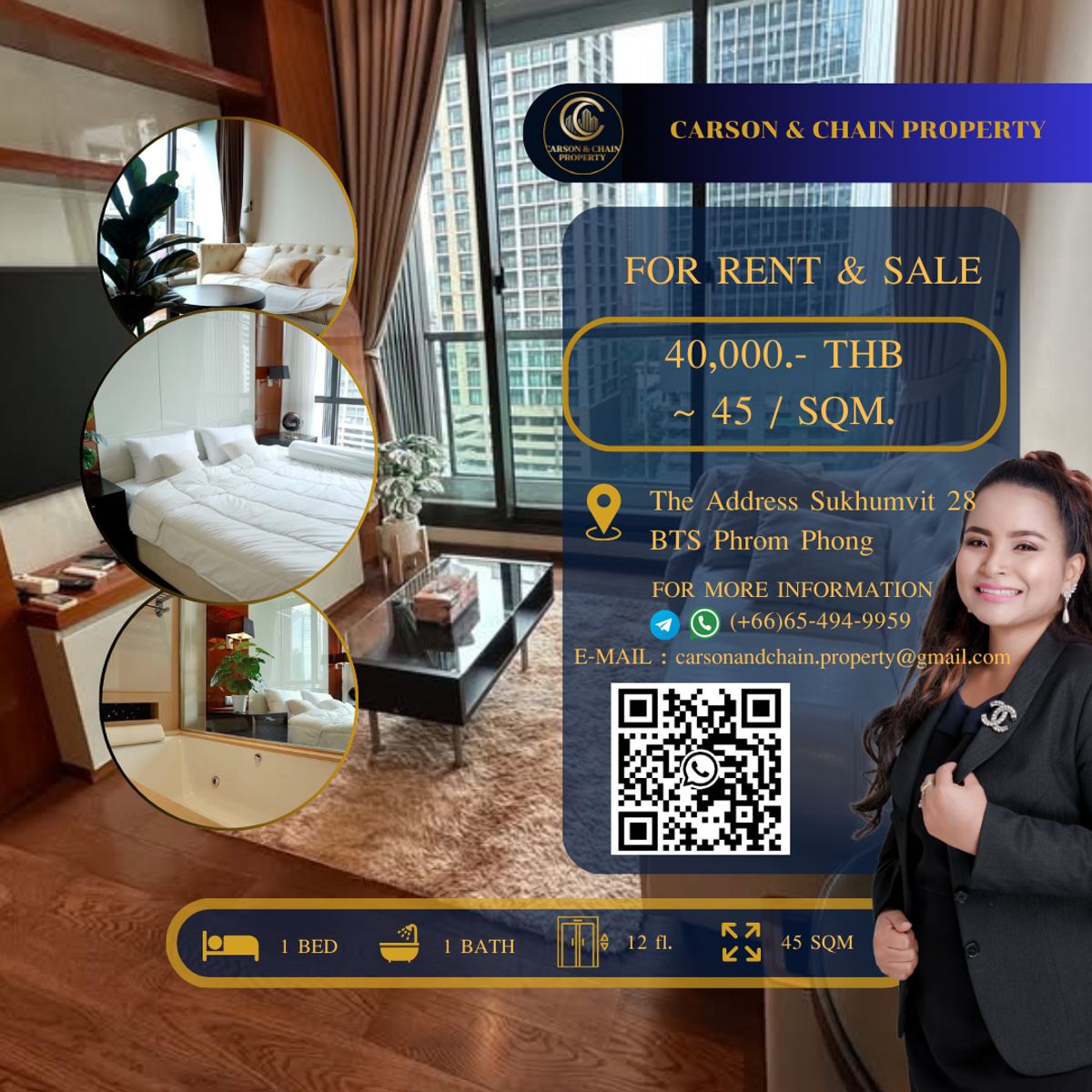 For RentCondoSukhumvit, Asoke, Thonglor : The Address Sukhumvit 28
