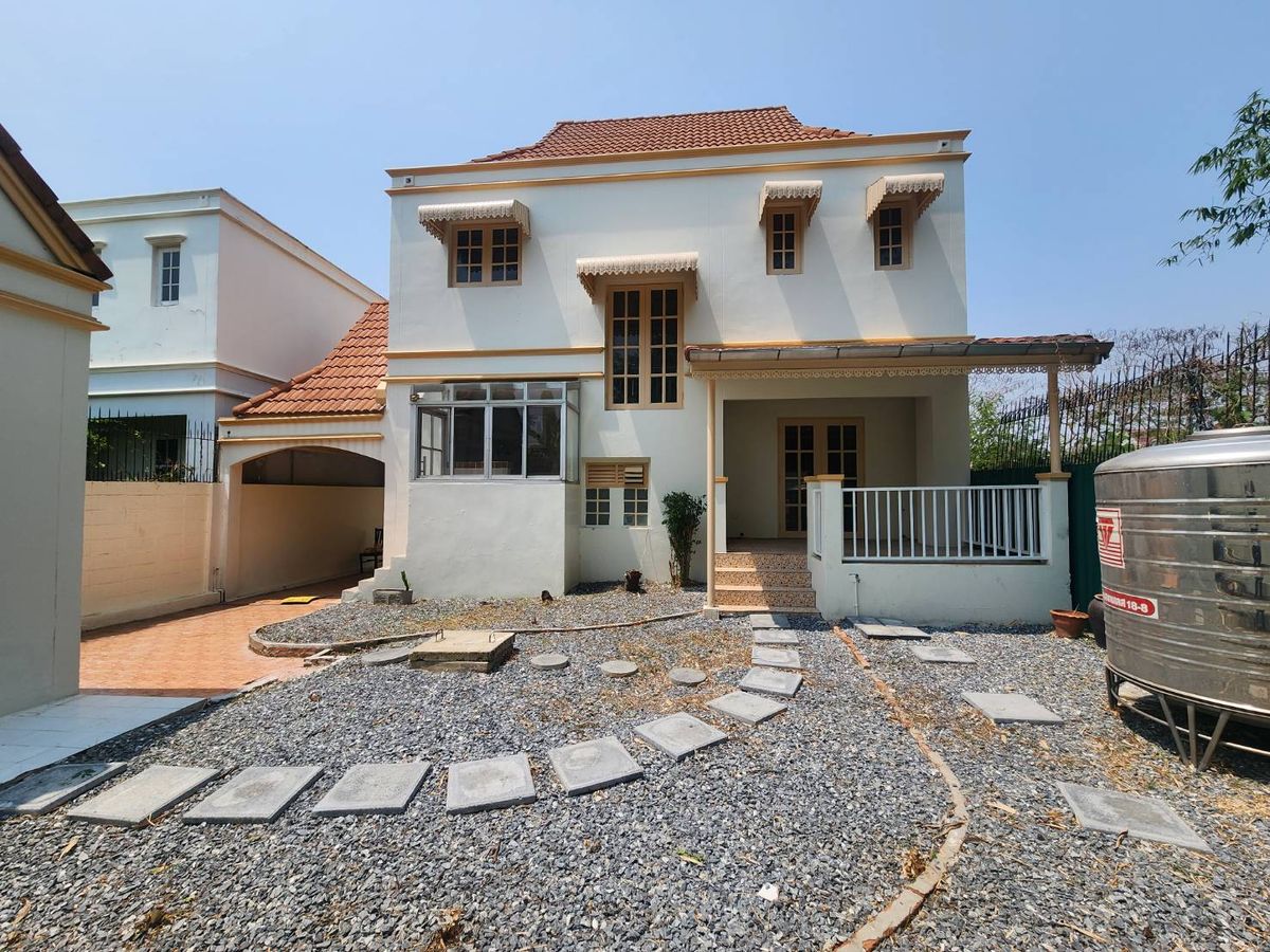 For SaleHouseMin Buri, Romklao : Fores Park Village, Ramkhamhaeng Road, 196 Min Buri area, 79 sq.m. after a quiet corner