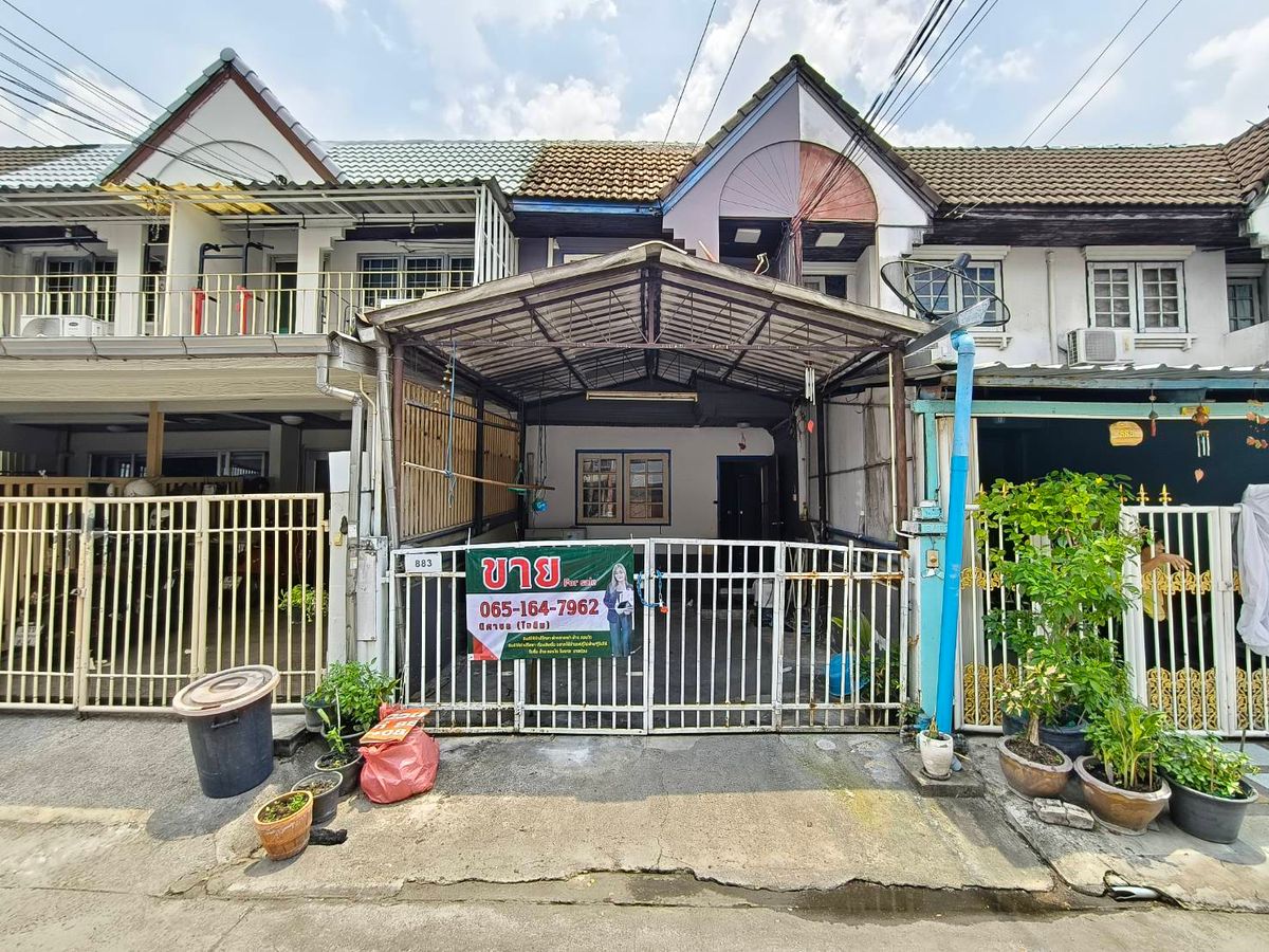For SaleHouseRamkhamhaeng, Hua Mak : 🏡 Sell 2 -story townhome Town in Town | Near the school only 200 meters | Special price in this area‼ ️