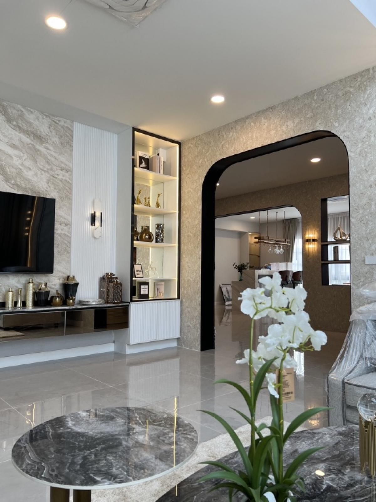 For RentHouseBangna, Bearing, Lasalle : K-6344 Urgent rent! The City Bangna 2, beautiful house, ready to be near Bangna