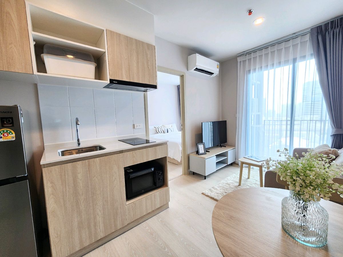 ให้เช่าคอนโดบางนา แบริ่ง ลาซาล : For Rent🍀 Nue Mega+ Bangna 🏢 ห้องใหม่ แต่งสวย เฟอร์ฯ ครบ พร้อมอยู่ ติดถนนใหญ่ ห้างใหญ่เมกะบางนา เพียง 100 เมตร🛒 สามารถเดินไปได้