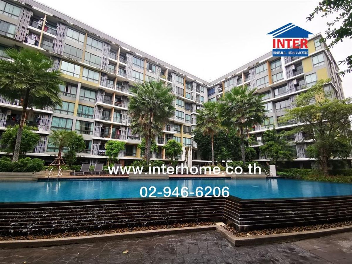 For SaleCondoOnnut, Udomsuk : Condominium 31.22 sq.m. Icondo Sukhumvit 103 near BTS Udomsuk Soi Udom Suk 58 Sukhumvit 103 Road Srinakarin Road, Bang Na District, Bangkok