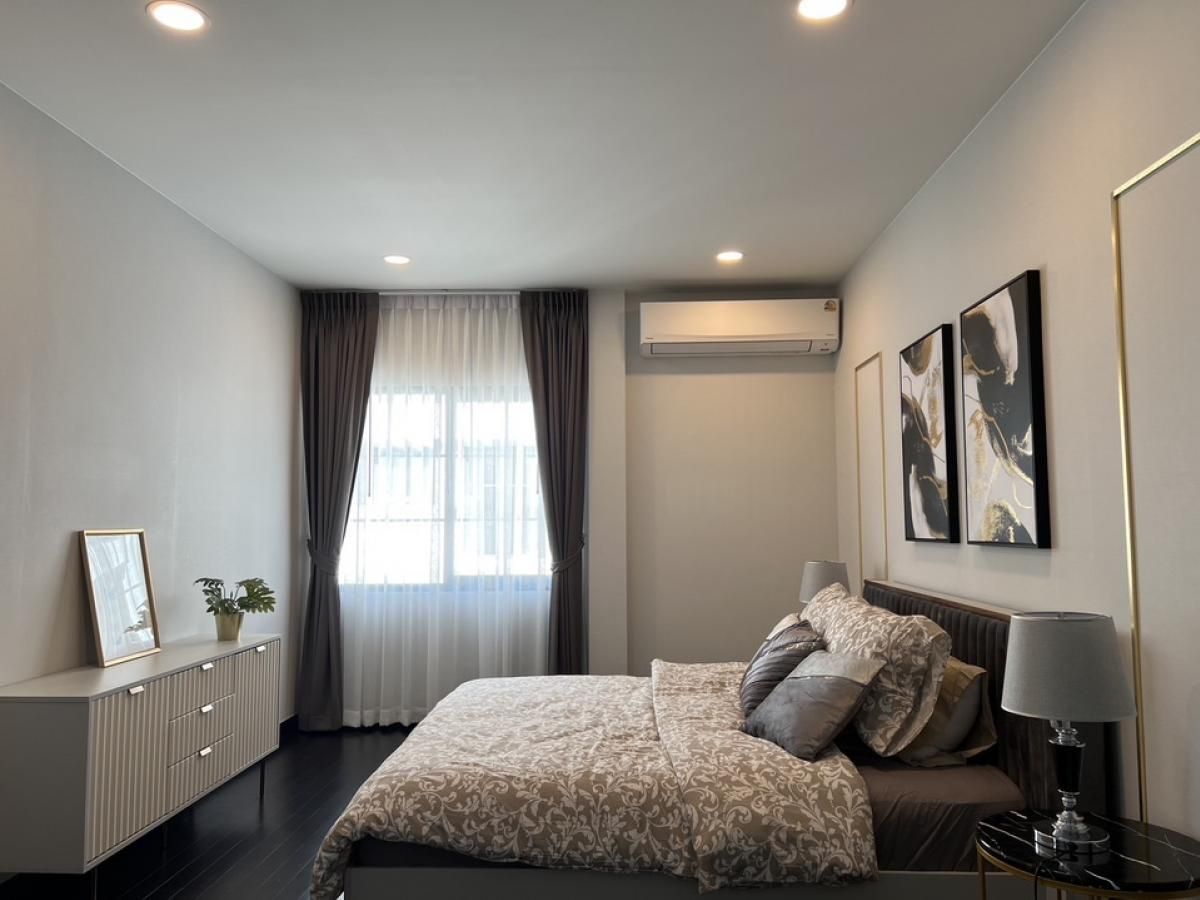 For RentHouseBangna, Bearing, Lasalle : K-6344 Urgent rent! The City Bangna 2, beautiful house, ready to be near Bangna