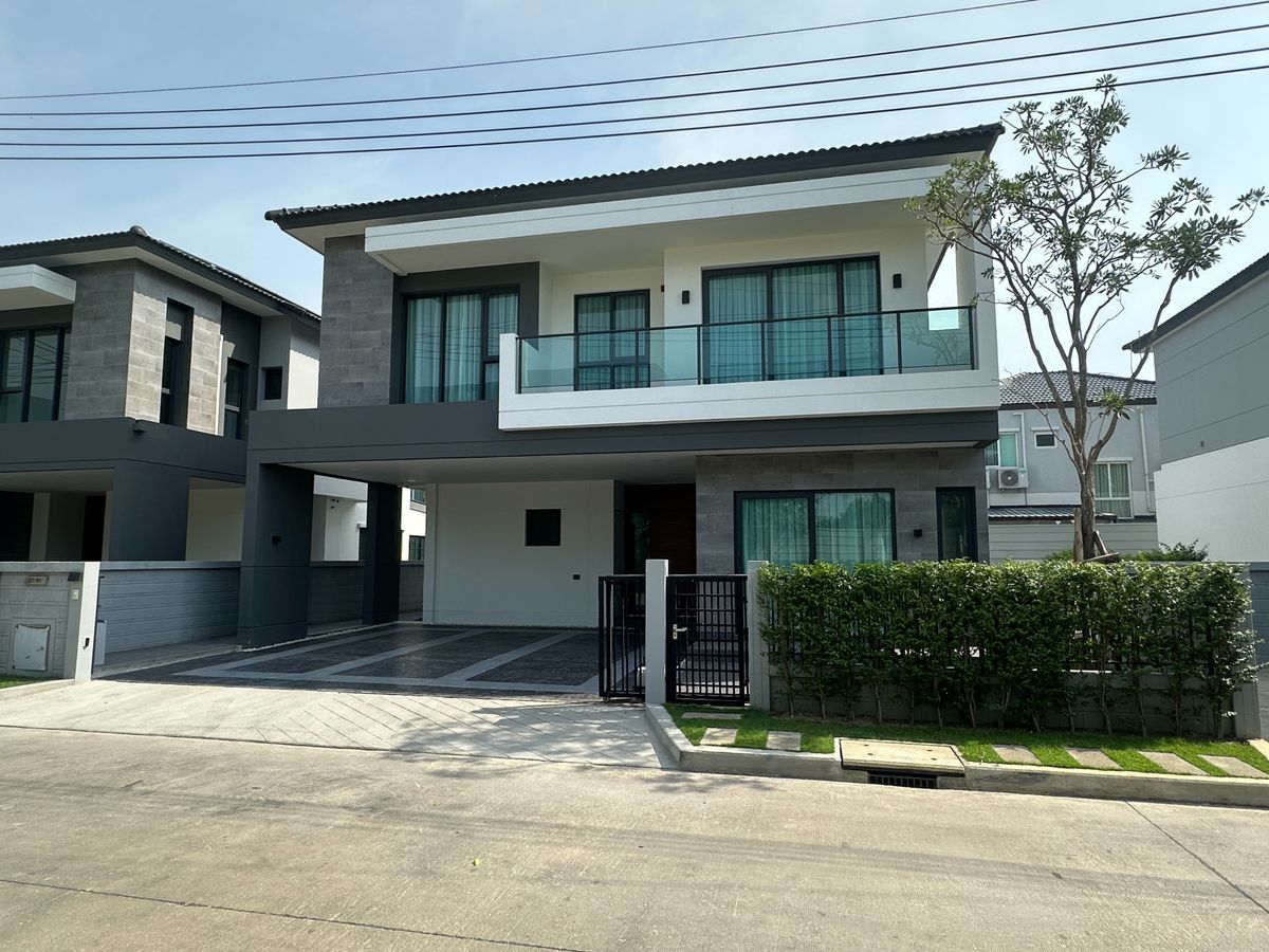 ให้เช่าบ้านบางนา แบริ่ง ลาซาล : ให้เช่า บ้านเดี่ยว 2 ชั้น ใหม่เอี่ยม The City บางนา 1 ตกแต่งแล้ว เฟอร์ครบ พร้อมอยู่