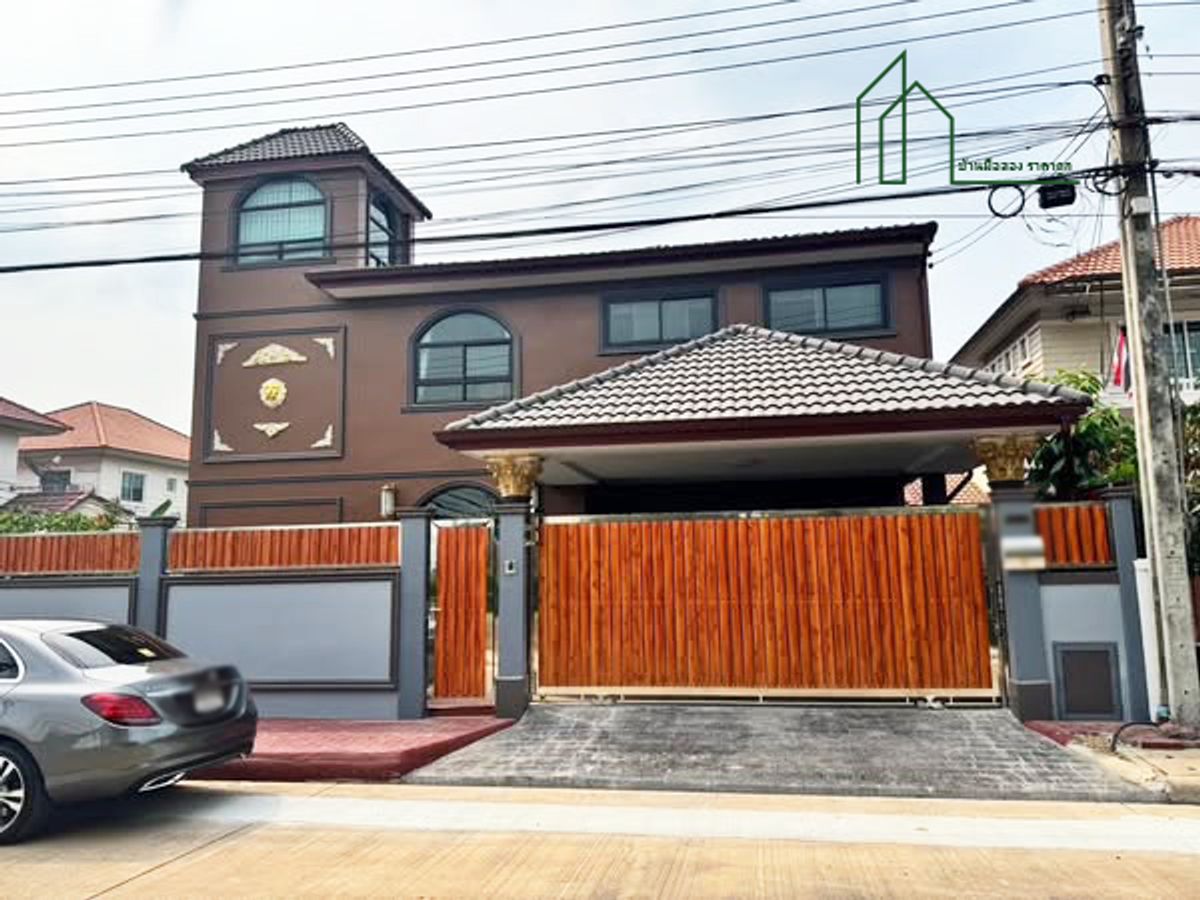 ขายบ้านบางแค เพชรเกษม : บ้านเดี่ยวหลังริม ชวนชื่นเพชรเกษม 81 หนองแขม ถนนมาเจริญ 