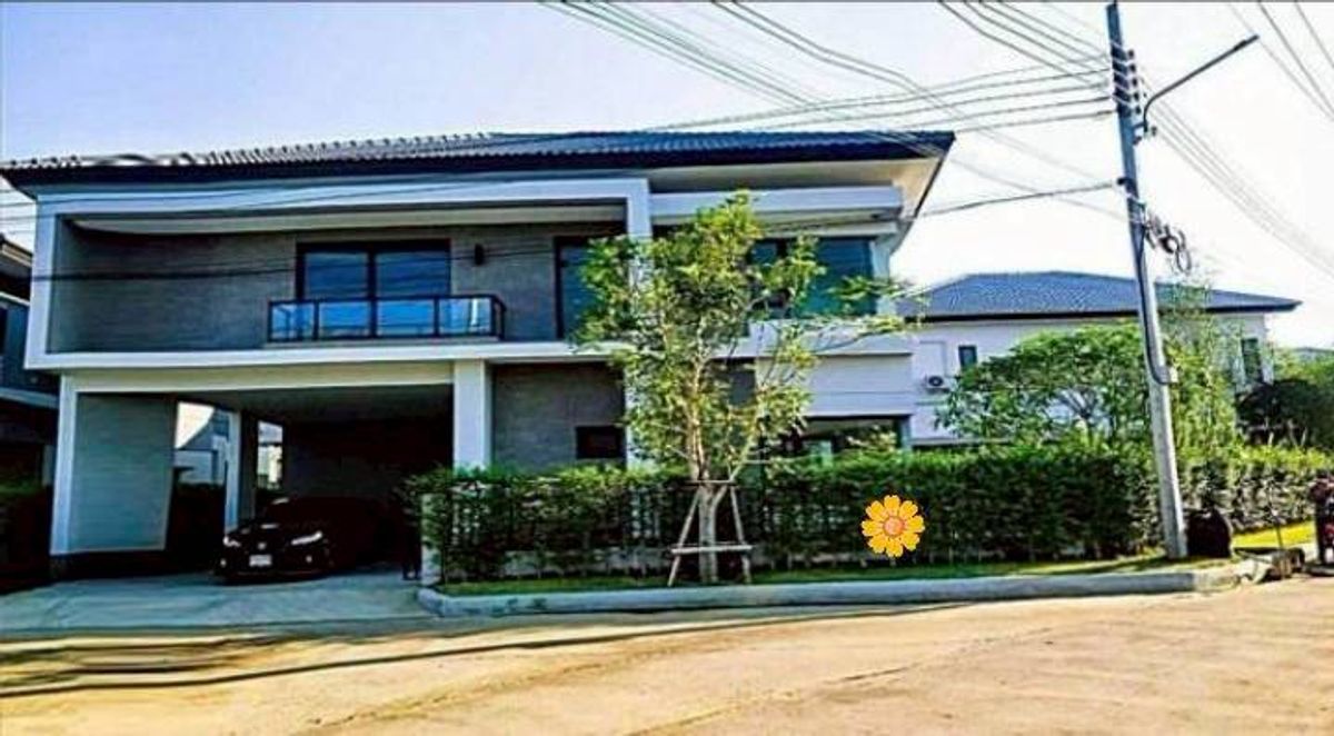 ให้เช่าบ้านพระราม 5 ราชพฤกษ์ บางกรวย : ขาย / ให้เช่า บ้านเดี่ยว 2 ชั้น Centro ราชพฤกษ์-สวนผัก  📍 หลังมุม ติดสวนกลาง ลู่วิ่ง บรรยากาศร่มรื่น ให้เช่า 55,000 บาท/เดือน