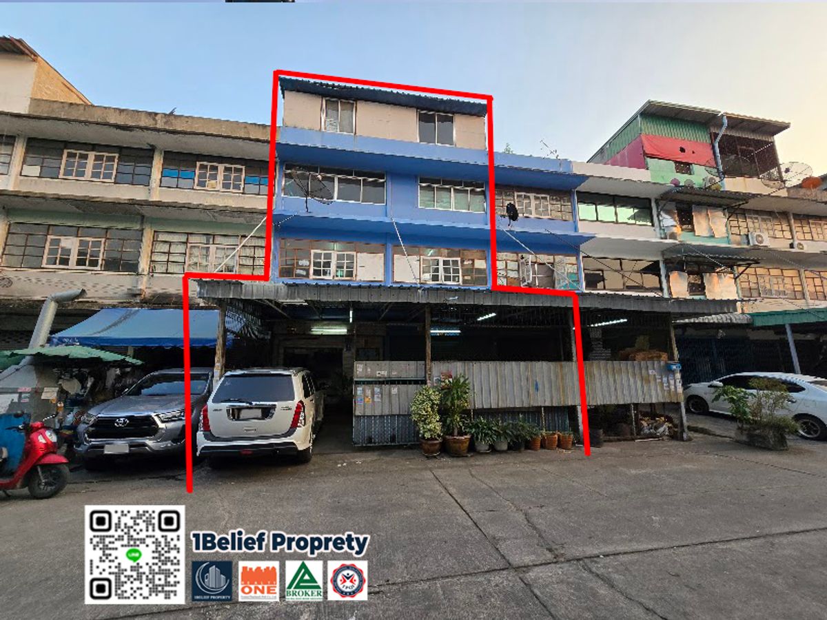 For SaleShop HouseBang kae, Phetkasem : Sell ​​3 -storey commercial building, 2 booths with a roof | Good location, Lak Two - Phasi Charoen near MRT