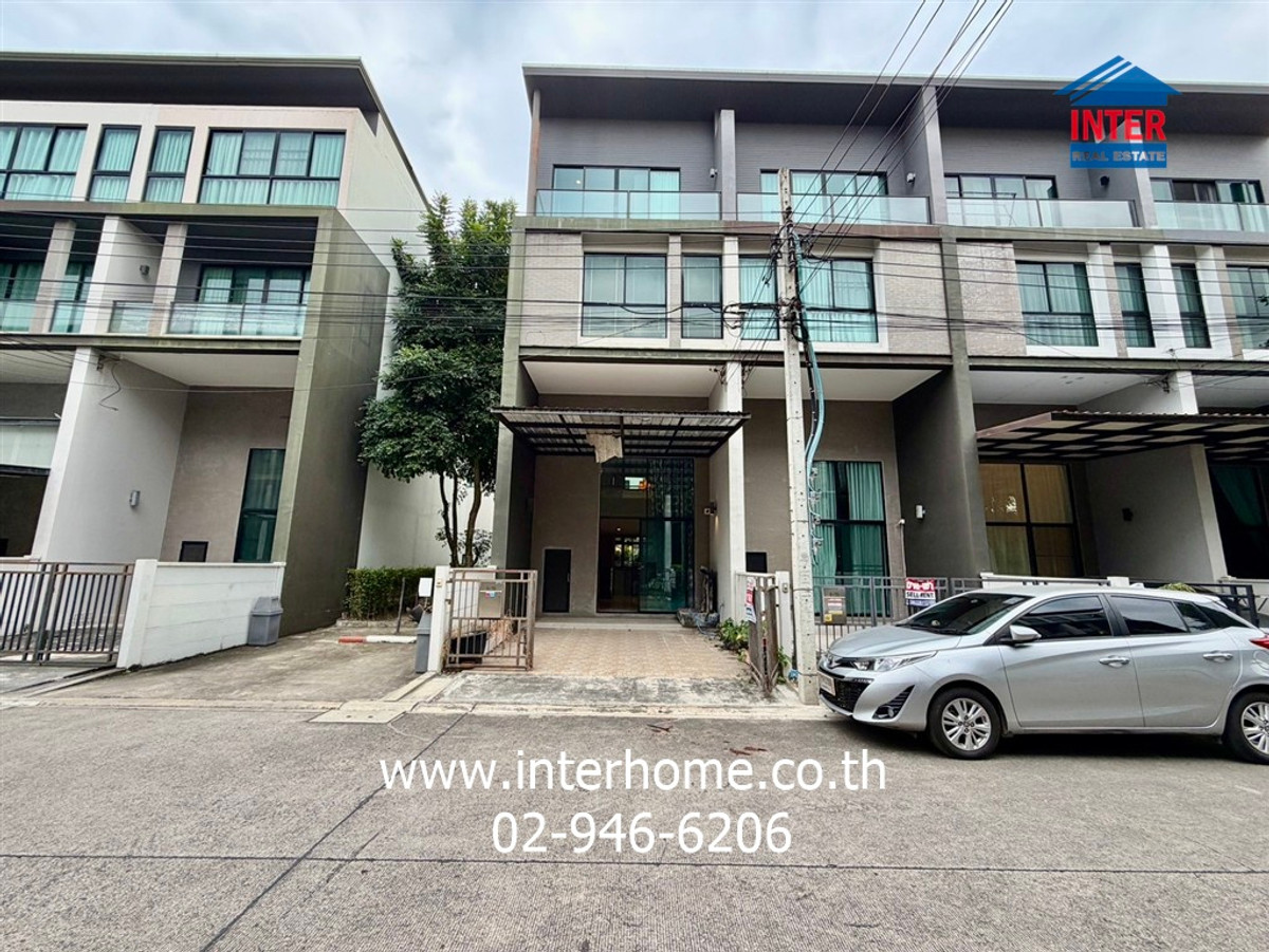 For SaleTownhomeKasetsart, Ratchayothin : Townhome 3.5, Floor 20.4 sq.w. Village, Mueang Muang Vibhavadi 64 Soiwiphawadee 64, Wiwat Wadi Road, Chaeng Watthana Road, Lak Si District, Bangkok