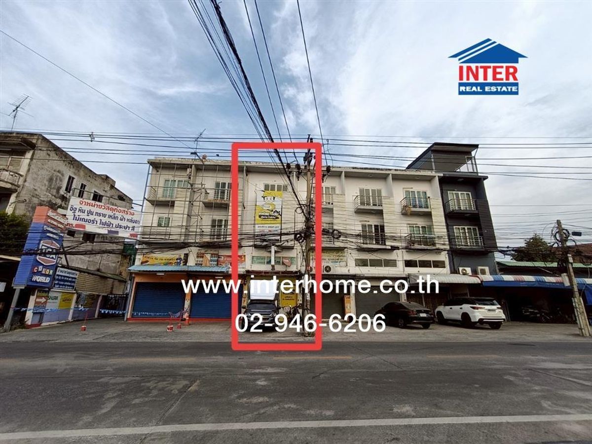 ขายอาคารพาณิชย์เกษตรศาสตร์ รัชโยธิน : อาคารพาณิชย์ 3.5 ชั้น 16 ตร.ว. อาคารพาณิชย์ ซอยคู้บอน27 แยก13 ถนนรามอินทรา ถนนคู้บอน เขตบางเขน กรุงเทพมหานคร