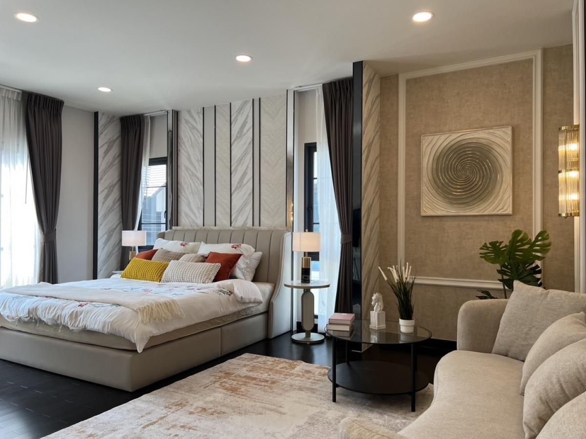 For RentHouseBangna, Bearing, Lasalle : K-6344 Urgent rent! The City Bangna 2, beautiful house, ready to be near Bangna