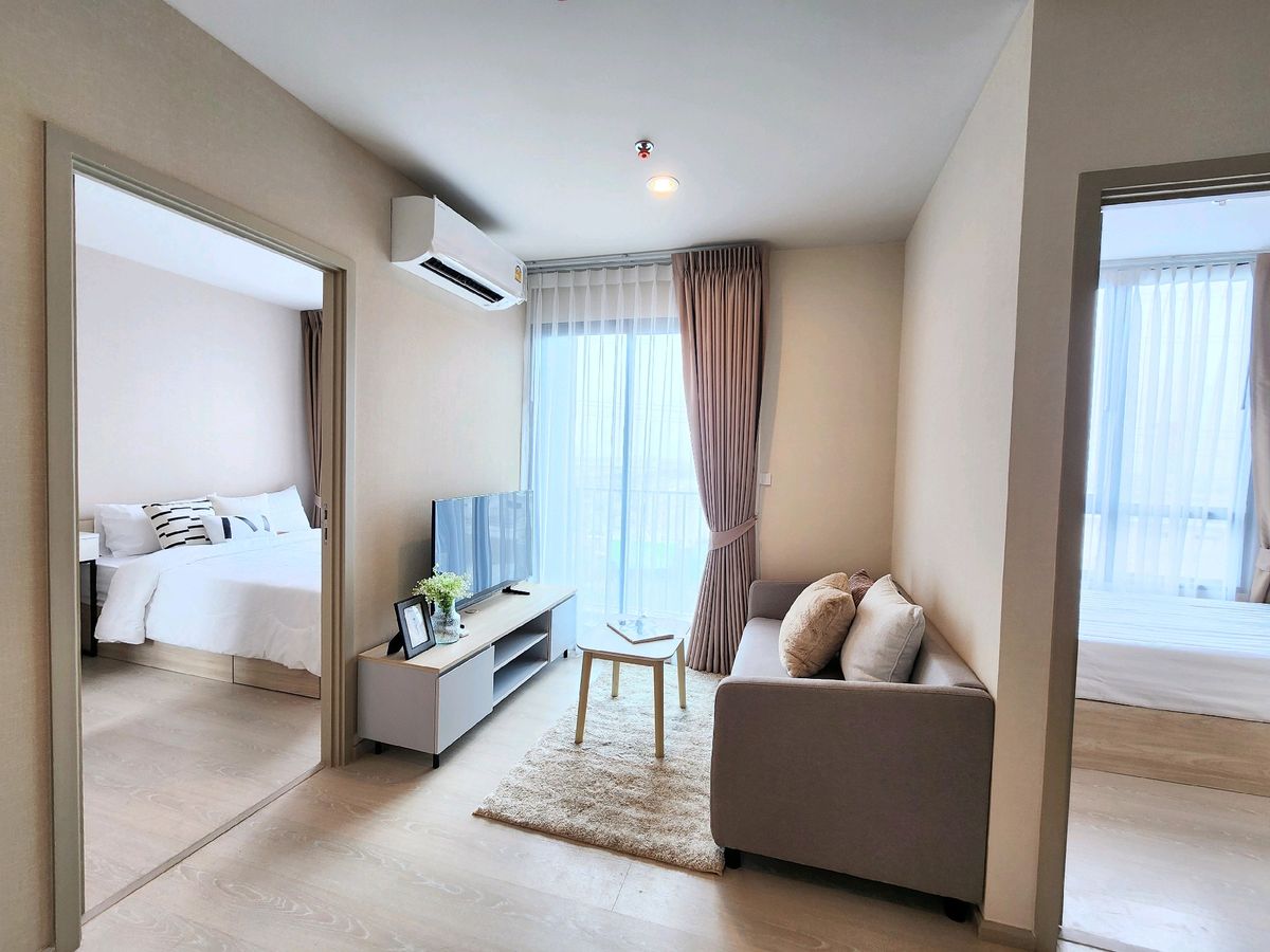 ให้เช่าคอนโดบางนา แบริ่ง ลาซาล : For Rent🍀 Nue Mega+ Bangna 🏢 ห้องใหม่ แต่งสวย เฟอร์ฯ ครบ พร้อมอยู่ ติดถนนใหญ่ ห้างใหญ่เมกะบางนา เพียง 100 เมตร🛒 สามารถเดินไปได้