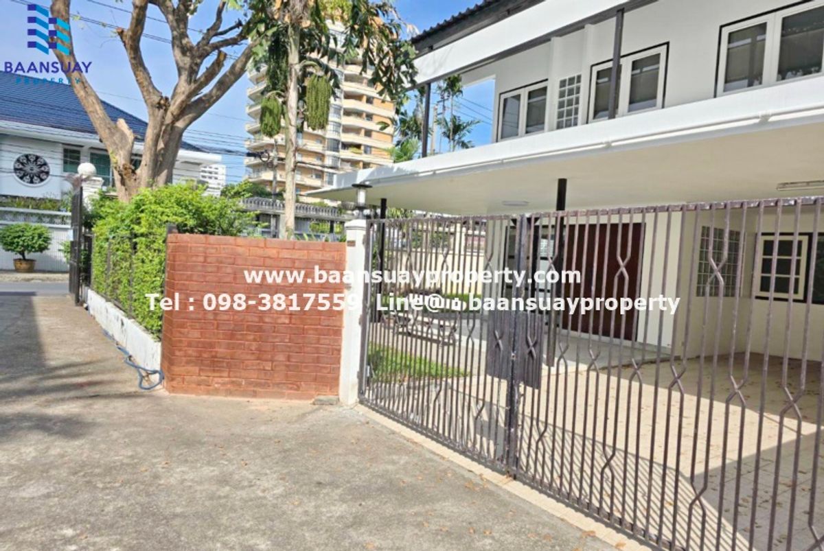 For RentHouseSukhumvit, Asoke, Thonglor : Single House 2 Storey for Rent on Sukhumvit 63 Rd. Near BTS Eakkamai