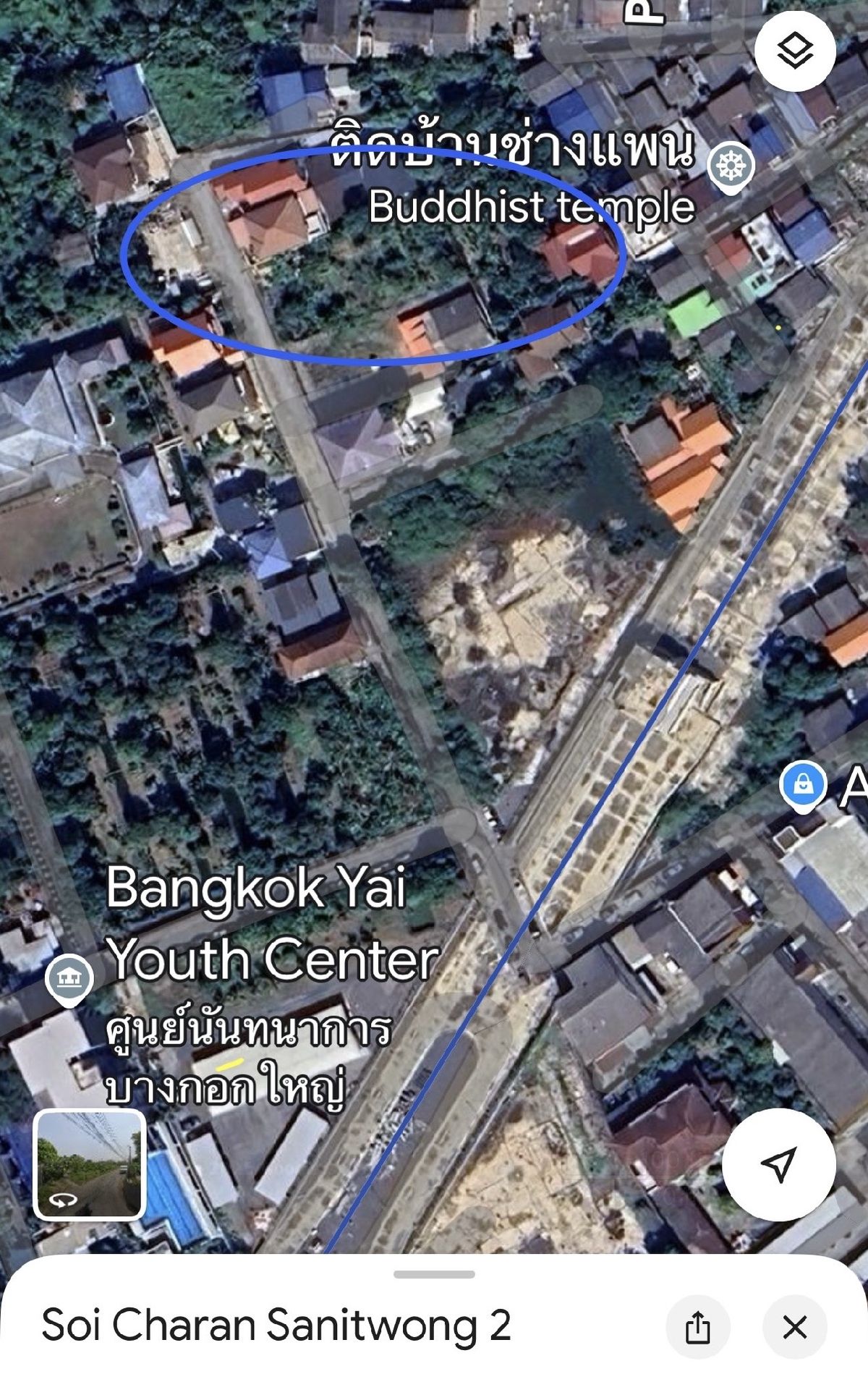 For SaleLandThaphra, Talat Phlu, Wutthakat : Land for sale, good location, Charan Sanitwong Soi 2