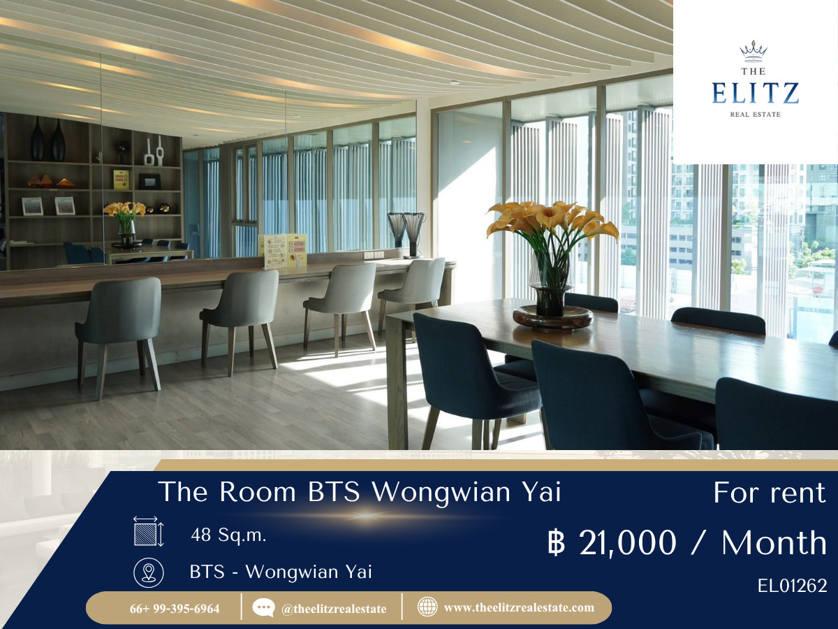For RentCondoWongwianyai, Charoennakor : ✨ The room is ready to deliver directly to your hand. For you and your loved ones, The Room BTS Wongwian Yai ✔