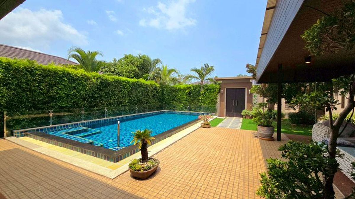 ให้เช่าพัทยา บางแสน ชลบุรี สัตหีบ : 🔥🏡 Luxury Pool villa for rent Baan Pattaya 5 Pool villa Huay Yai Private pool ready to move in