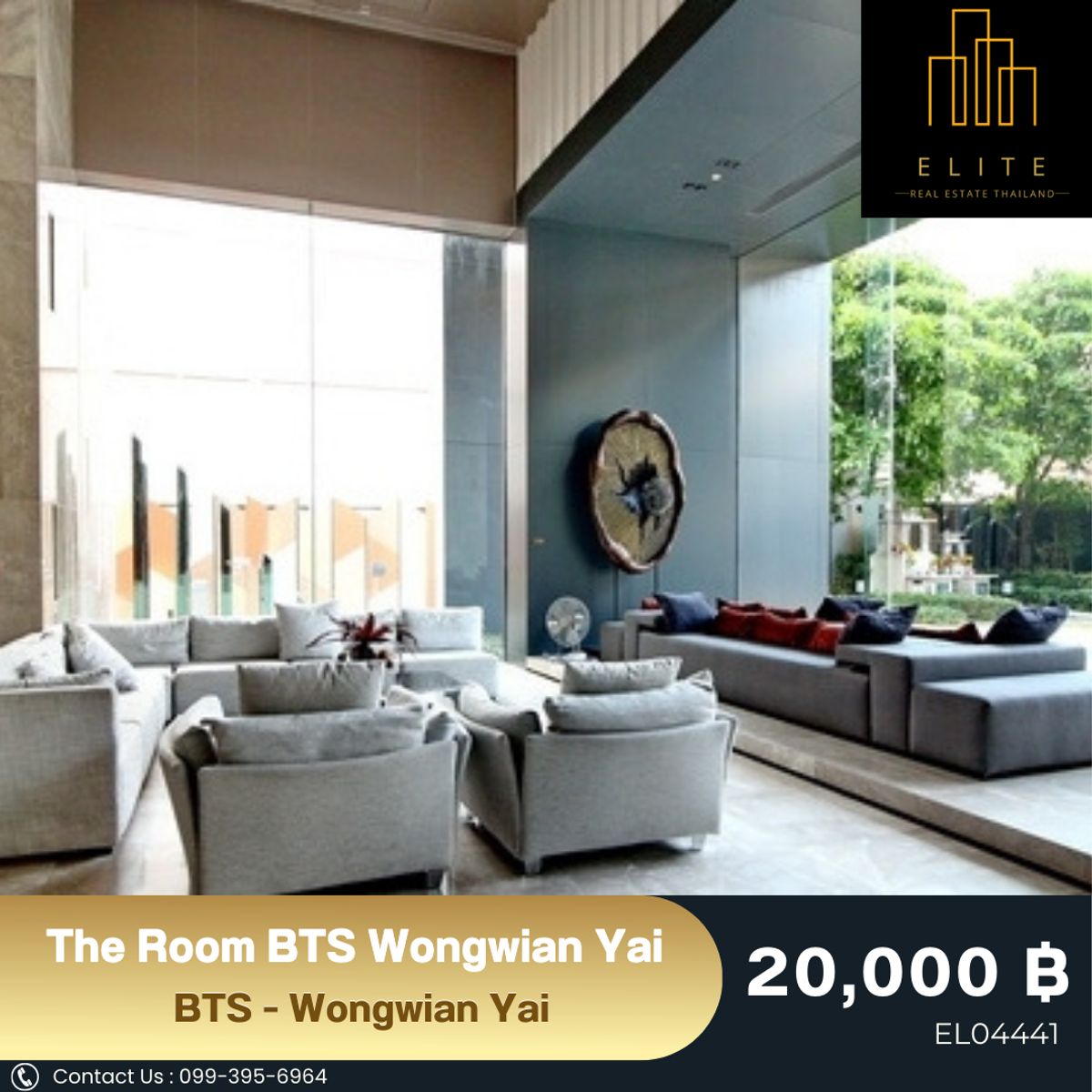 For RentCondoWongwianyai, Charoennakor : ✨ The room is ready to deliver directly to your hand. For you and your loved ones, The Room BTS Wongwian Yai ✔