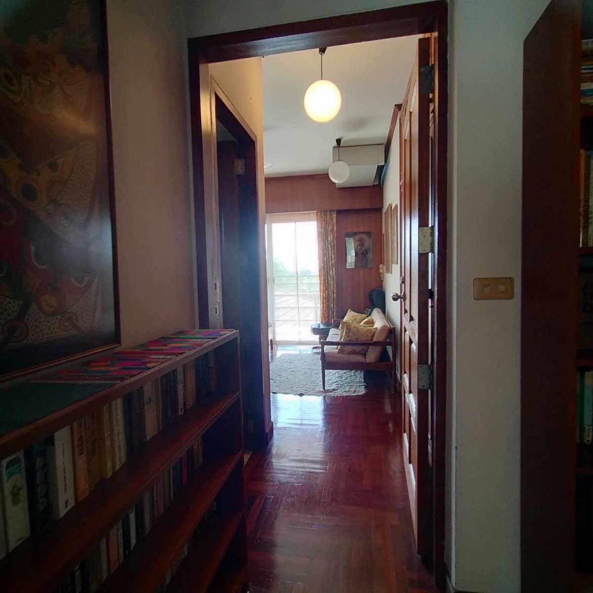 For SaleHousePathum Thani,Rangsit, Thammasat : House for sale Muang Ek Village, big house, good condition, area of 324 sq.w., behind the house next to the waterfront, Soi Ekarat 6, Lak Hok Subdistrict, Mueang Pathum Thani District Pathum Thani Province