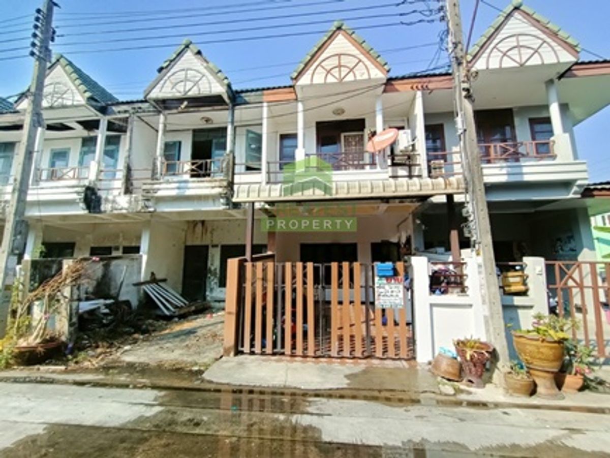 ขายทาวน์โฮมสมุทรปราการ สำโรง : ขายทาวน์เฮ้าส์ 2 ชั้น หมู่บ้านสุธาวี เทพารักษ์ เนื้อที่ 16 ตร.ว หันทิศใต้ ทำเลทอง เดินทางสะดวก ราคาไม่แพง