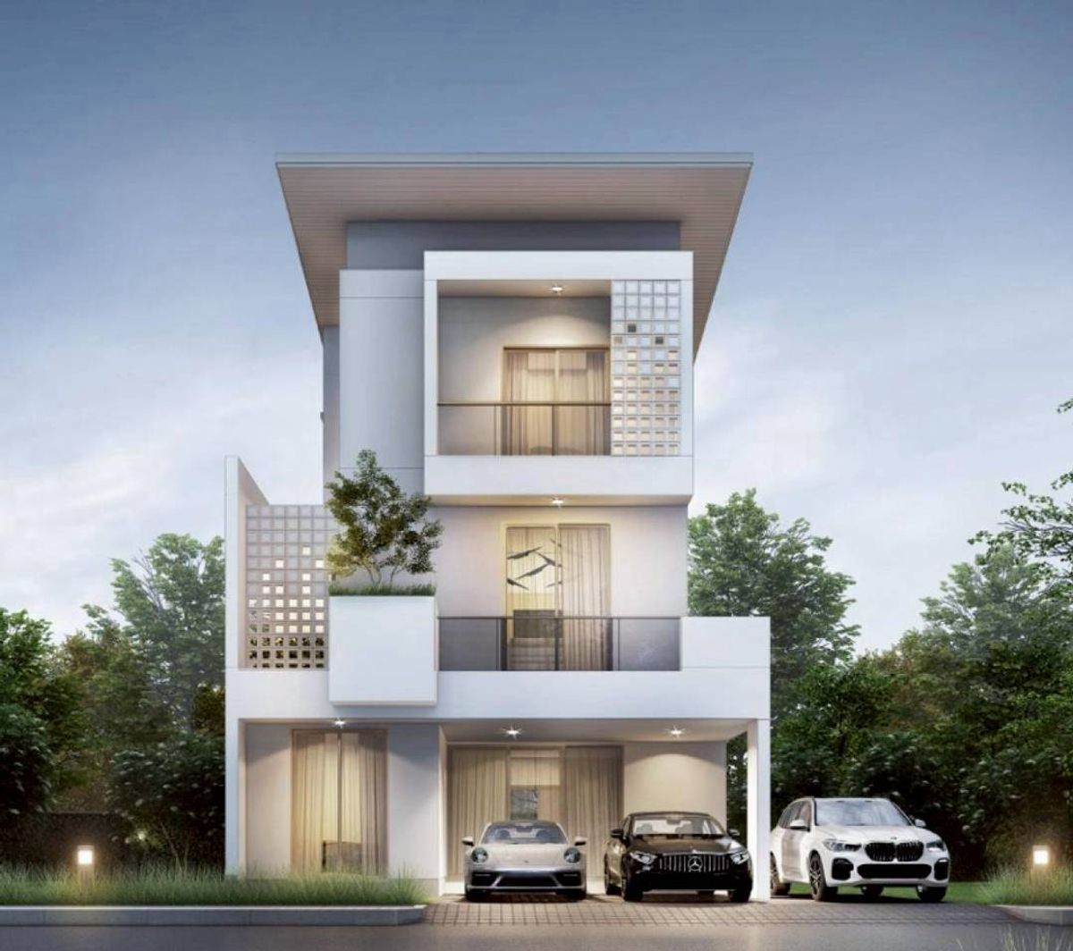 ให้เช่าบ้านเลียบทางด่วนรามอินทรา : 🔥🔥🔥Nirvana Absolute Ekkamai-Ramintra  House 3 Storey, for rent.
