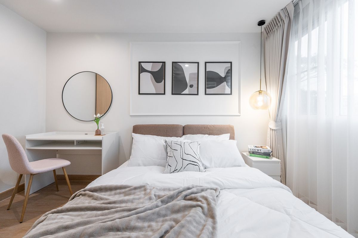 For SaleCondoThaphra, Talat Phlu, Wutthakat : 🔥⭐LP-415 Metro Park Sathorn Condo for sale (Metro Park Sathorn), a large room, furniture, tight furniture