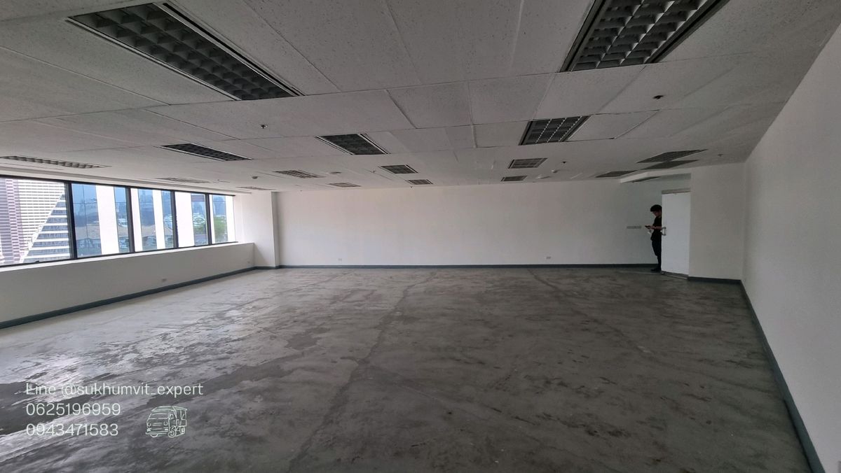 ให้เช่าสำนักงานนานา : Bts นานา ให้เช่าออฟฟิศ 116 ตร.ม. พื้นที่เปล่า ตกแต่งได้ตามใจชอบ
