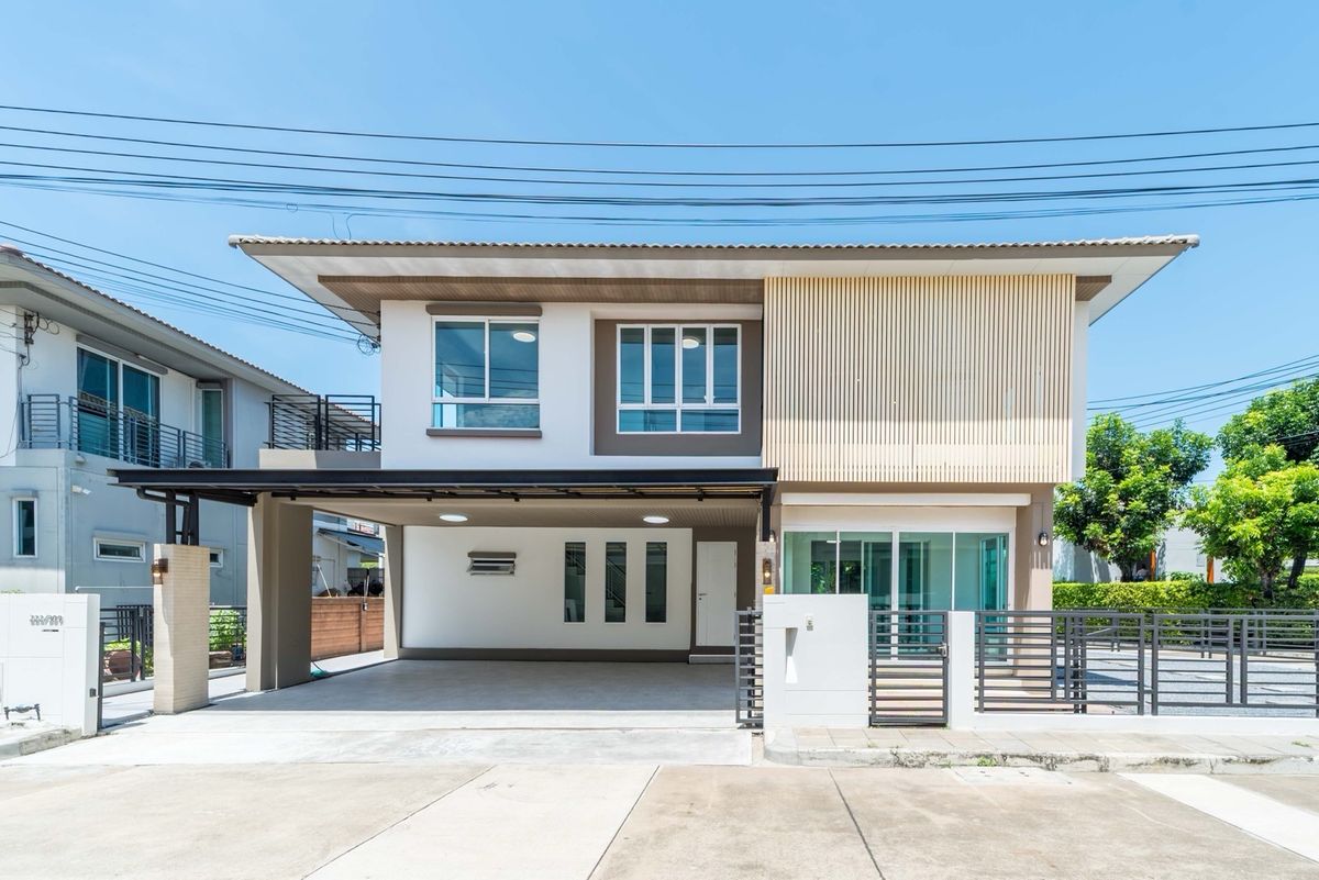 ขายบ้านปทุมธานี รังสิต ธรรมศาสตร์ : โครงการ ฮาบิเทีย บอนด์ ราชพฤกษ์