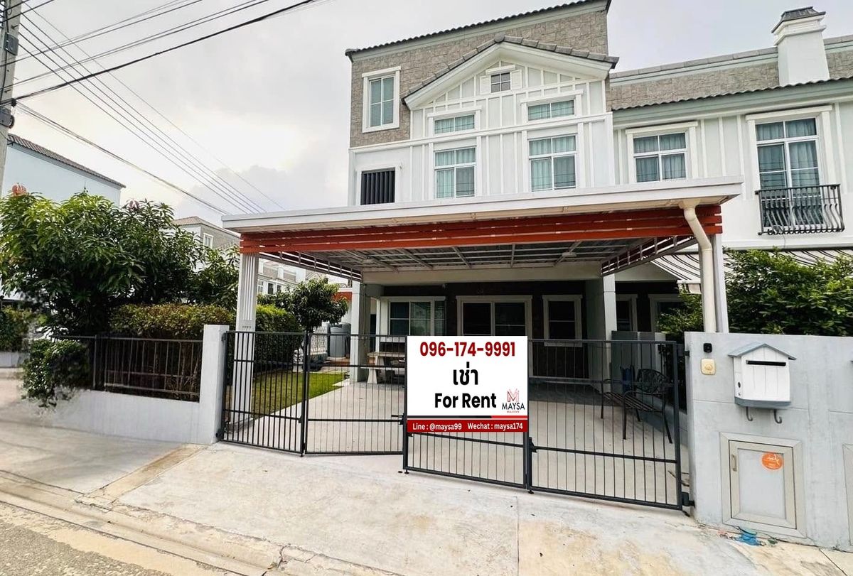 ให้เช่าทาวน์โฮมบางนา แบริ่ง ลาซาล : 🏡 ให้เช่าบ้าน อินดี้ บางนา รามคำแหง 2   🎉 ใกล้เมกะ บางนา 3.4 กม บ้านตกแต่งสวย เฟอร์นิเจอร์และเครื่องใช้ไฟฟ้าครบ พร้อมเข้าอยู่ ✅✅
