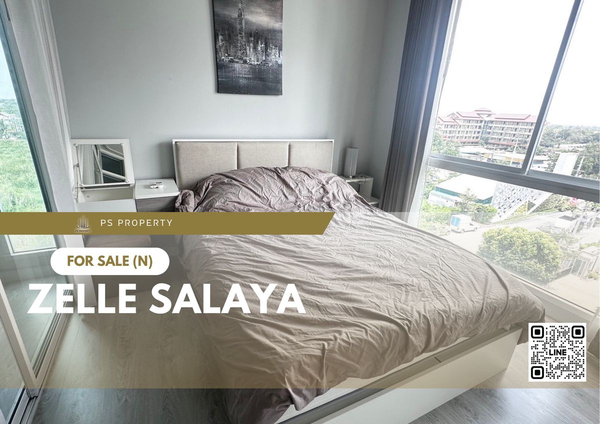 ขายคอนโดพุทธมณฑล ศาลายา : ขายด่วน ✨ Zelle Salaya ✨ ฟรีค่าโอน! เฟอร์นิเจอร์ และ เครื่องใช้ไฟฟ้าครบ 