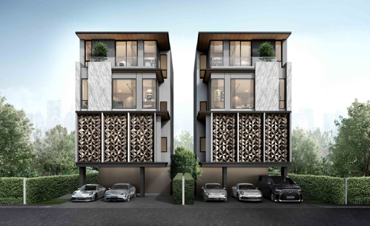 For SaleHouseRama9, Petchburi, RCA : 🌟 Luxury house in the heart of Rama 9, the most special price in the project! 🌟 Artale Asoke - Rama 9 Super Luxury Detached House from Ananda Development