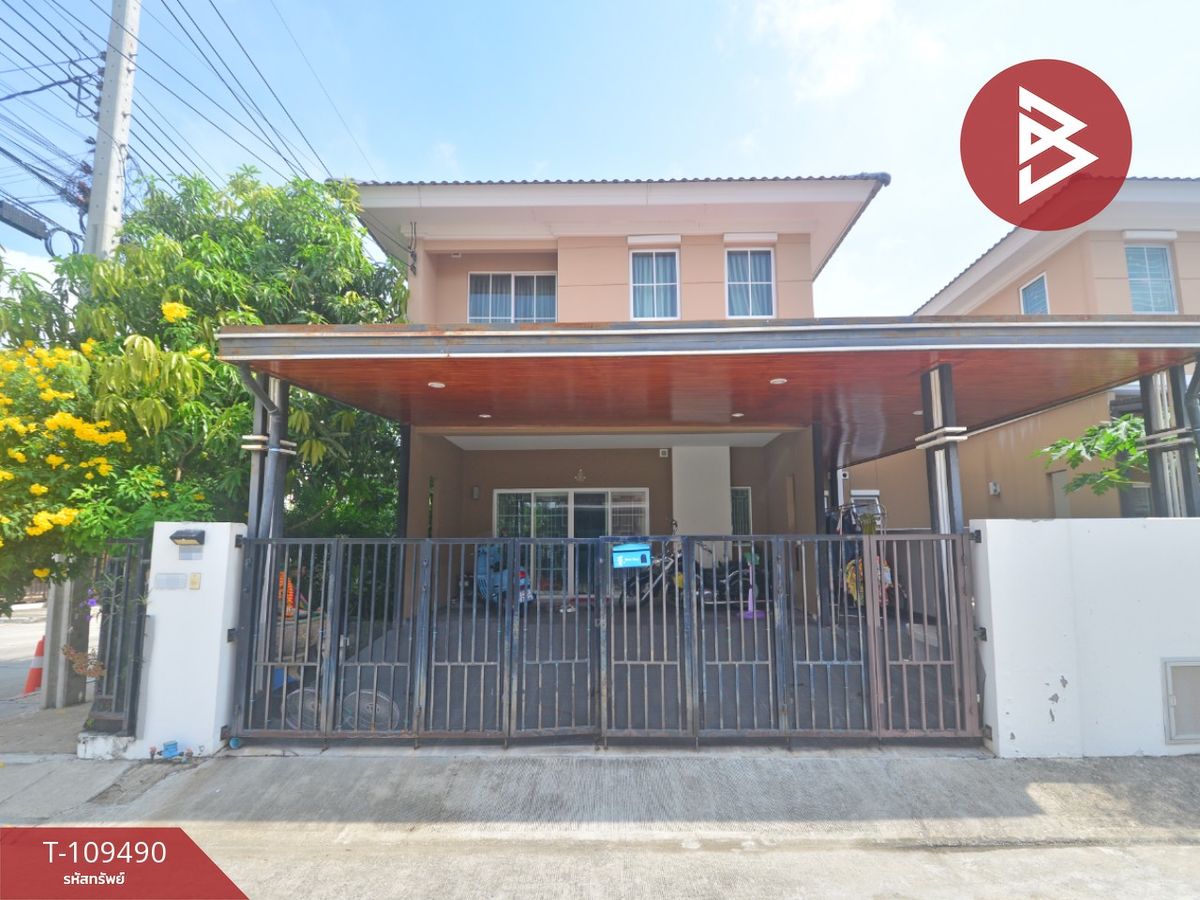 For SaleSamut Prakan,Samrong : Twin house for sale, Pruksa Village Thepharak-New City, Project 1, Samut Prakan