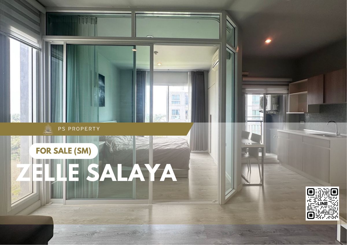 ขายคอนโดพุทธมณฑล ศาลายา : ขายด่วน 📍 Zelle Salaya 📍 เฟอร์นิเจอร์ และ เครื่องใช้ไฟฟ้าครบ ฟรีโอน ใกล้เซ็นทรัลศาลายา