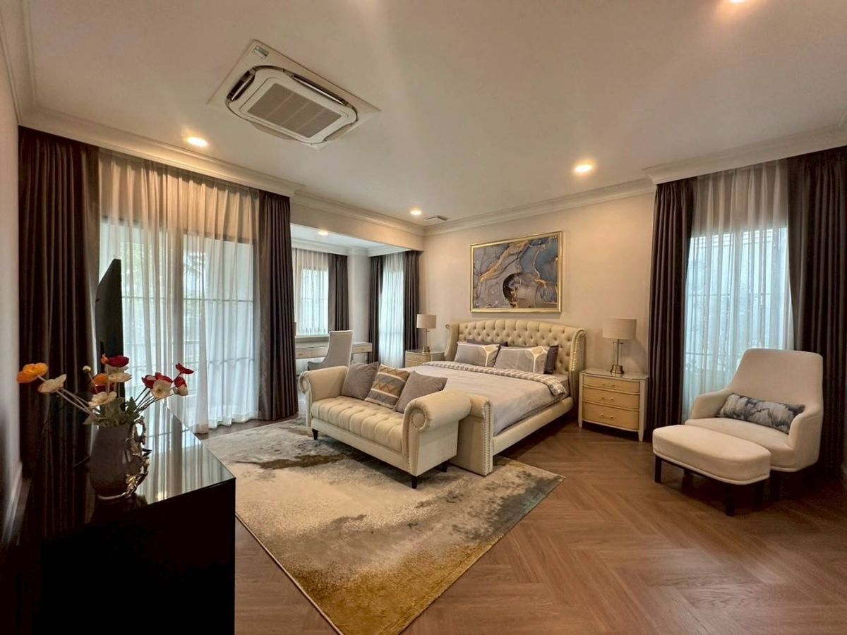 บ้านพัฒนาการ ศรีนครินทร์ : ✨ 🏠 ปล่อยเช่า / ขาย บ้านหรูแต่งครบพร้อมอยู่ โครงการนันทวัน พระราม 9 – กรุงเทพกรีฑา (ตัดใหม่) มี 5 ห้องนอน มีห้องนอนชั้นล่าง