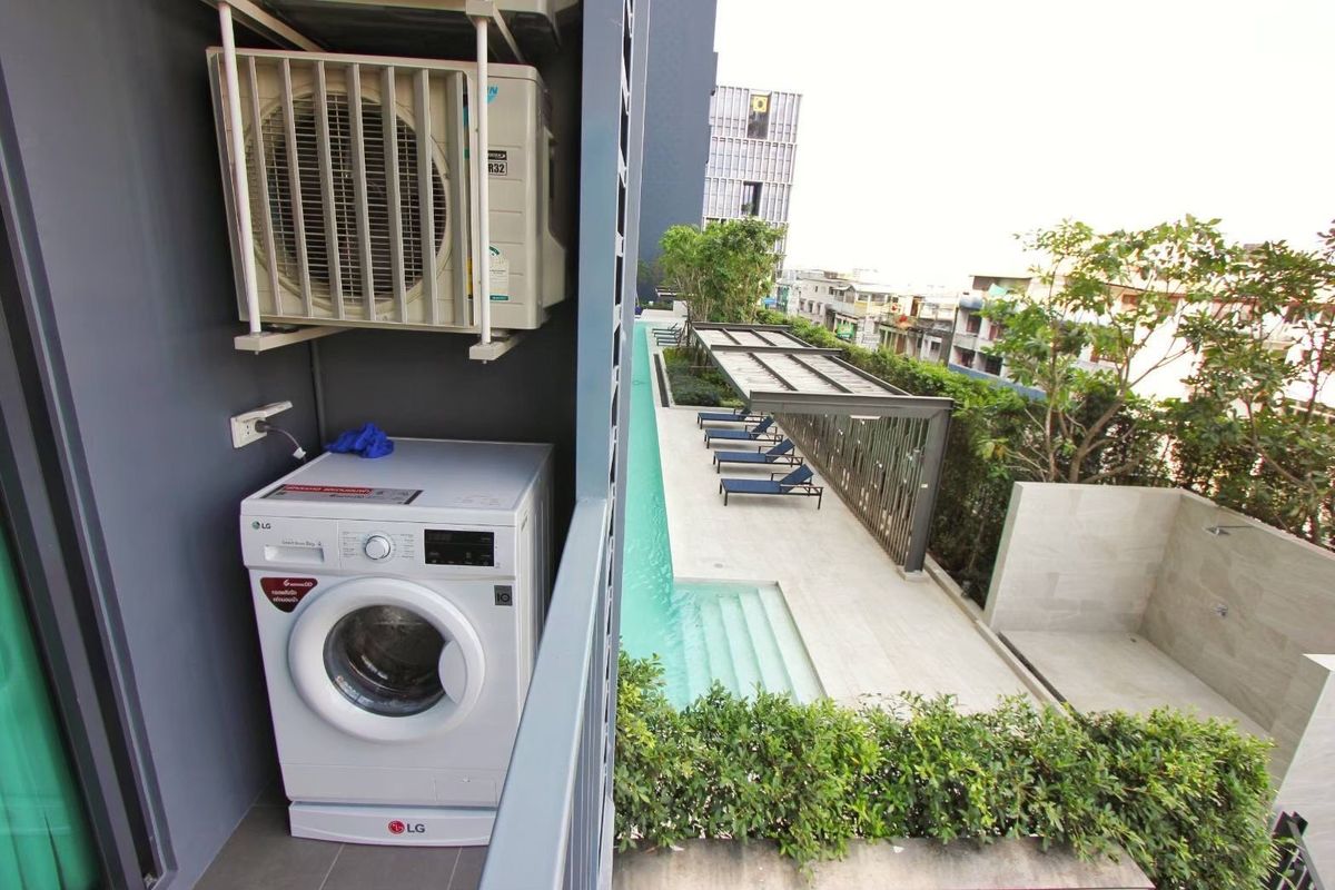 For RentCondoOnnut, Udomsuk : 🔥For urgent rent🔥Ideo Sukhumvit 93, pool view, 1 bedroom, ready to move in, convenient transportation, next to the BTS