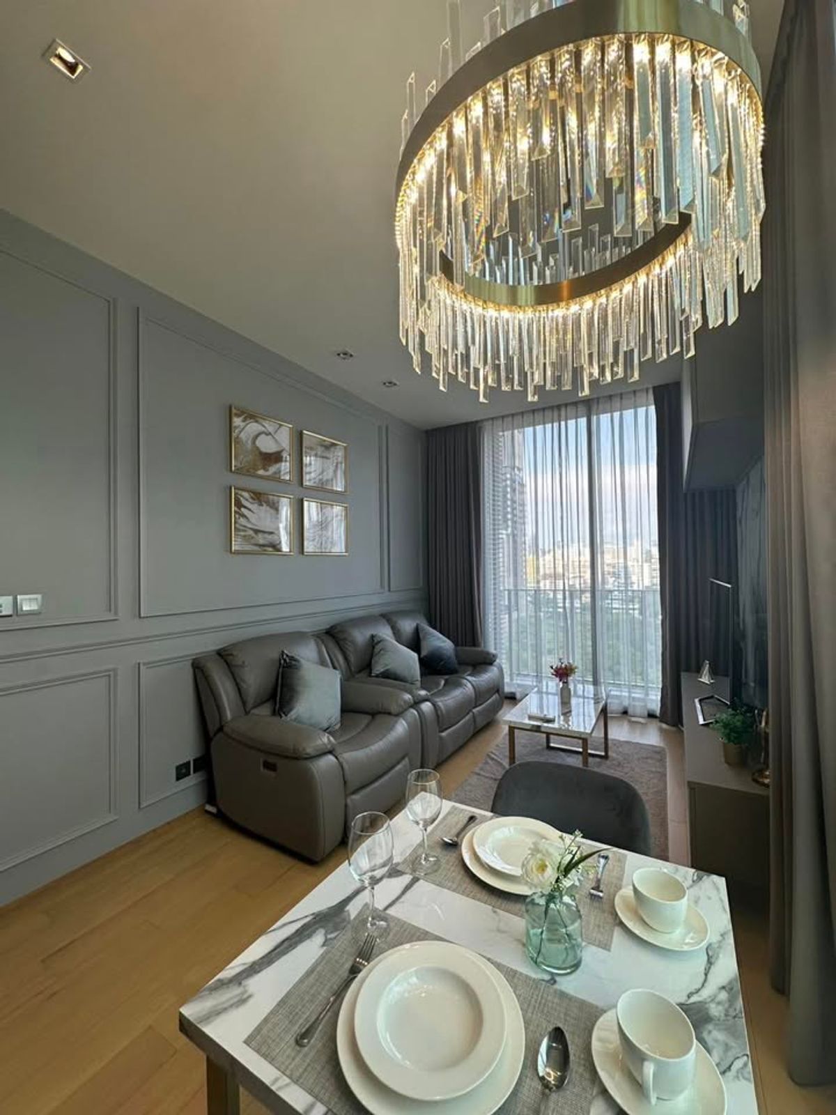 For RentCondoWitthayu, Chidlom, Langsuan, Ploenchit : Condo for rent 28 Chidlom 55 sq.m., near BTS Ploenchit