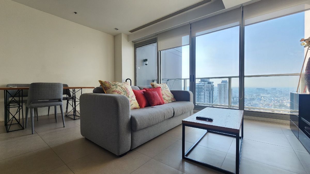 ให้เช่าคอนโดวงเวียนใหญ่ เจริญนคร : The River Condominium | 1 Bedr For Rent  | High floor