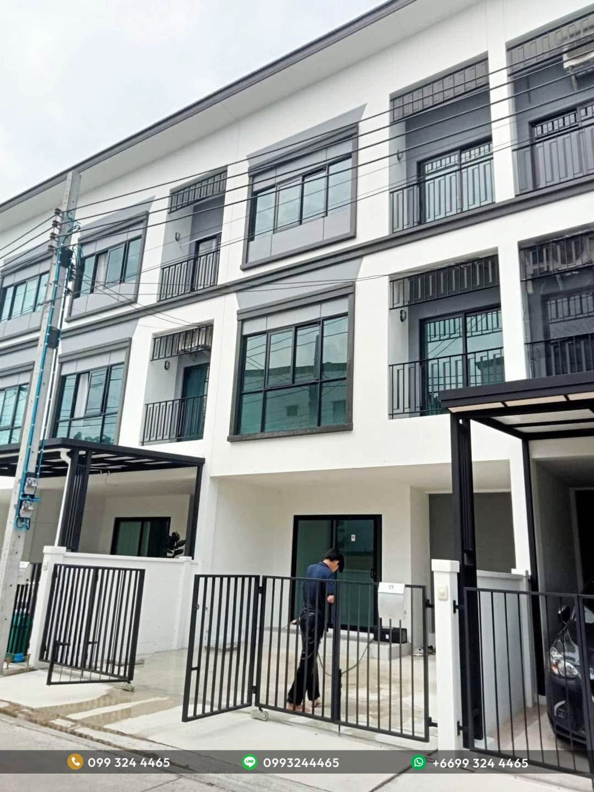 For RentTownhomeSamut Prakan,Samrong : JY-HR417 - For Rent Lumpini Town Place Sukhumvit-Srinakarin, Townhome, 161 sq.m, 3 Bed, 4 Bath 