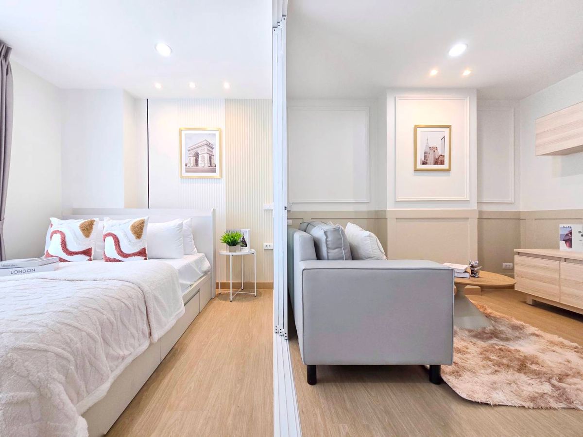 For SaleCondoKasetsart, Ratchayothin : 🏢 Good condo, location in the city center, a large room near Plaza Lagoon, just a few minutes, worth more than anyone else! 🌳 Double U Condominium Ladprao-Wang Hin 🌳