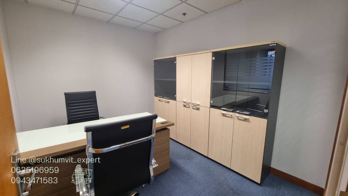 ให้เช่าสำนักงานนานา : Bts นานา ให้เช่าออฟฟิศตกแต่งเรียบร้อย 97 ตร.ม. พร้อมเฟอร์นิเจอร์ ย้ายเข้ามาทำงานได้เลย