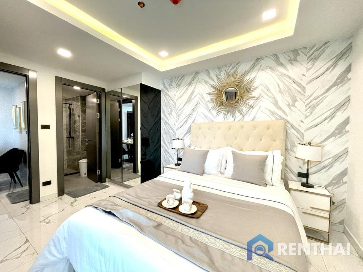 For SaleCondoPattaya, Bangsaen, Chonburi : Hot Deal! Rare 2-Bedroom Condo with Stunning Panoramic Sea View