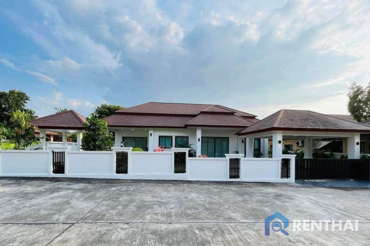 ขายบ้านพัทยา บางแสน ชลบุรี สัตหีบ : สำหรับ ขาย บ้าน 3 ห้องนอน ที่ หนองปรือ