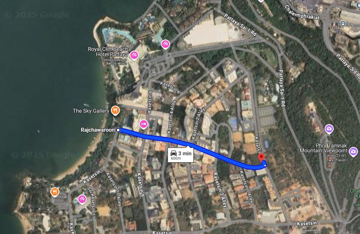 ขายที่ดินพัทยา บางแสน ชลบุรี สัตหีบ : ขาย ที่ดินเปล่า แปลงมุม ขนาด 1-0-52 ไร่  เขาพระตำหนัก บางละมุง พัทยา ชลบุรี ใกล้ชายหาด 