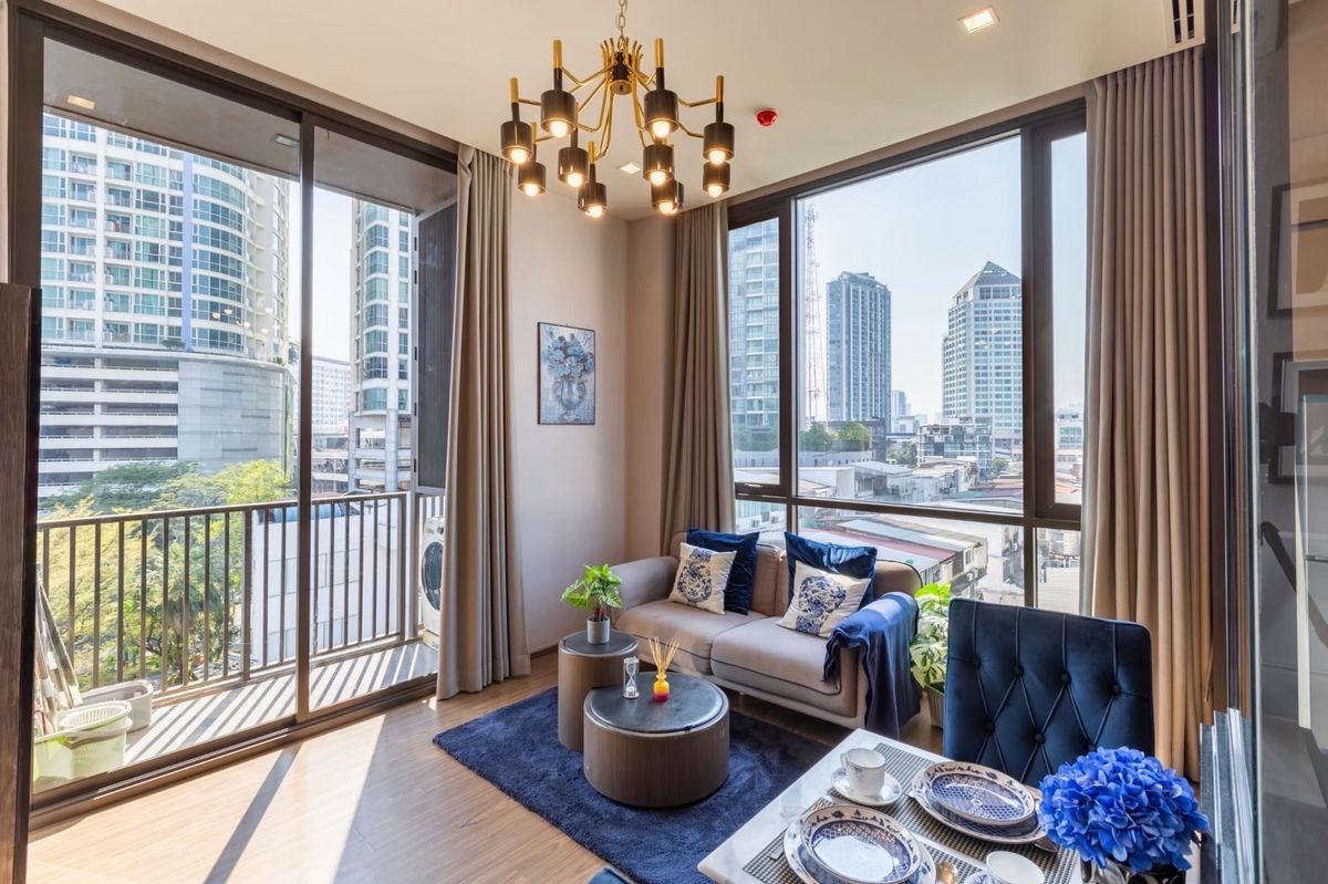 For RentCondoOnnut, Udomsuk : Rent The Line Sukhumvit 71 (1 bedroom, corner position)